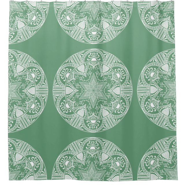 Cortina Para Chuveiro Sage Mandala (Frente)