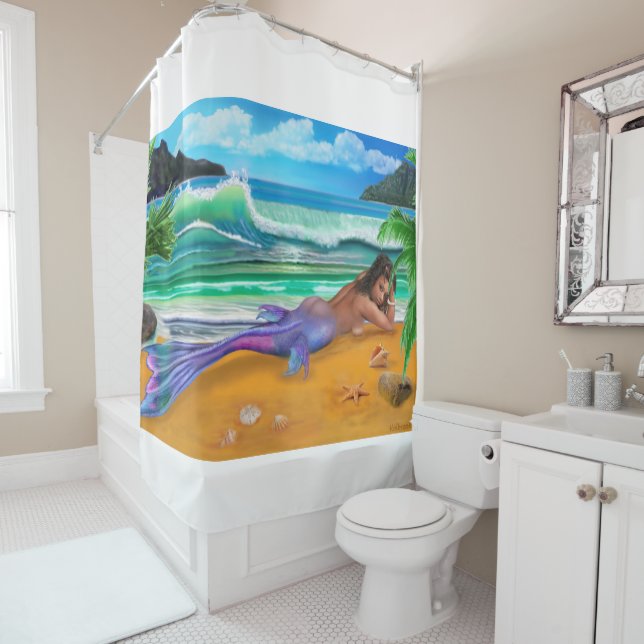 Cortina Para Chuveiro Sereia Enchanted (In Situ)