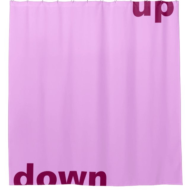 Cortina Para Chuveiro Simplesmente design "rosa claro retangular para ba (Frente)