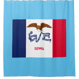 Cortina Para Chuveiro Sinalizador do Estado de Iowa