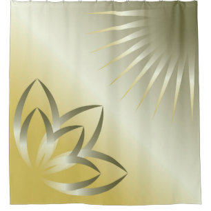 Cortina Para Chuveiro Sol e flor