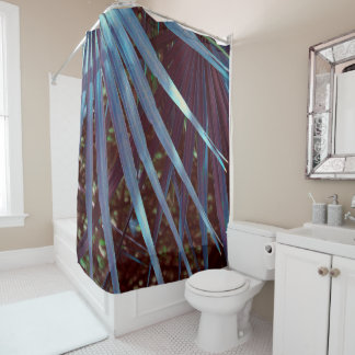 Cortina Para Chuveiro Sonho de Palmetto Azul