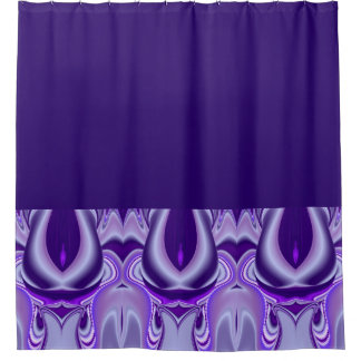 Cortina Para Chuveiro Sonhos de Flor Roxo