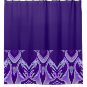 Cortina Para Chuveiro Sonhos de Flor Roxo