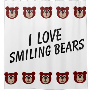 Cortina Para Chuveiro Sorrindo Urso de Teddy + seu histórico e suas idei