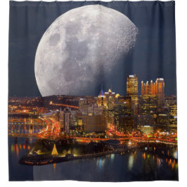 Cortina Para Chuveiro Spacey Pittsburgh