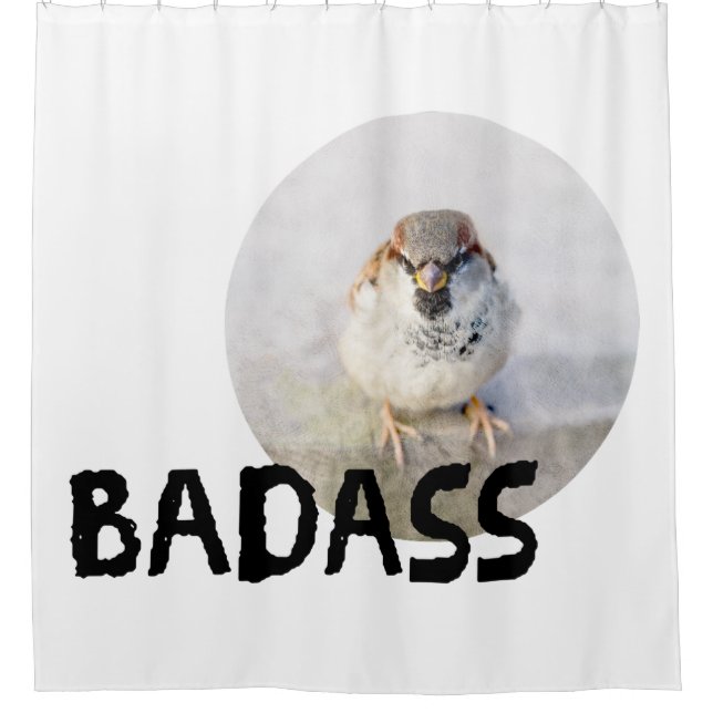 Cortina Para Chuveiro Sparrow - Badass (Frente)