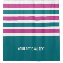 Cortina Para Chuveiro Stripes Cortina de chá personalizada de padrão