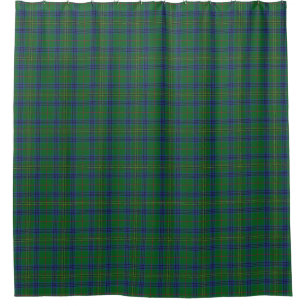Cortina Para Chuveiro Tartan escocês da herança de Kennedy do clã