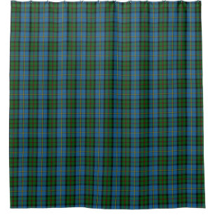 Cortina Para Chuveiro Tartan escocês da herança de MacLeod do clã