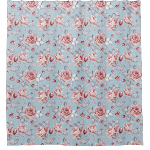 Cortina Para Chuveiro Teste padrão do papel de parede da elegância dos