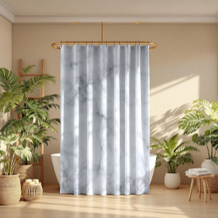 Cortina Para Chuveiro Textura de Pedra Marble da cinza