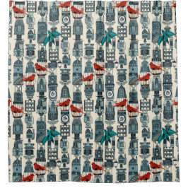 Cortina Para Chuveiro torres de galos