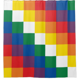 Cortina Para Chuveiro Wiphala