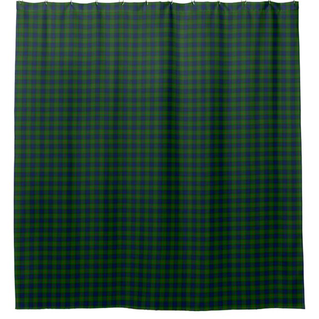 Cortina Para Chuveiro Xadrez azul-tartan Lauder (Frente)
