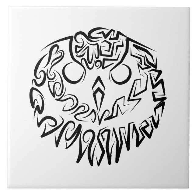 Coruja Branca e Negra (Frente)