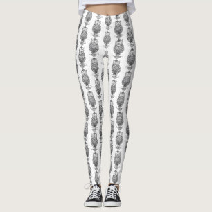 Coruja (branca) - Leggings