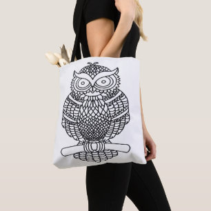 Coruja (branca) - Tote