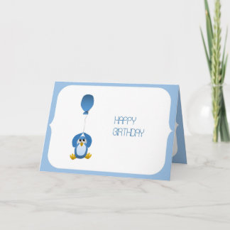 Coruja - Cartão de Aniversário Feliz