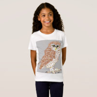 Coruja de Camisas de Nova Jersey, de garotas