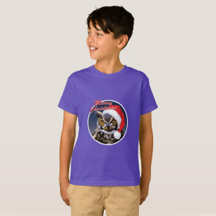 Coruja de Natal - Camiseta Básica para Crianças