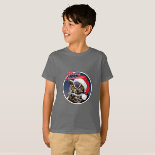 Coruja de Natal - Camiseta Básica para Crianças