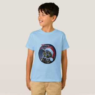 Coruja de Natal - Camiseta Básica para Crianças