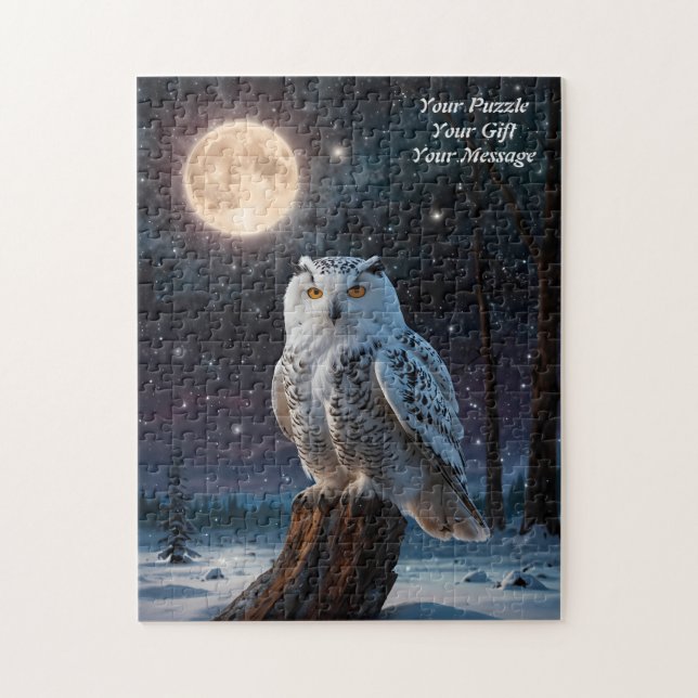 Coruja de Wisdom Jigsee Quebra-cabeça (Vertical)