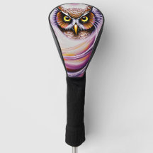 Coruja do Ornamentado da pintura suja de óleo suav
