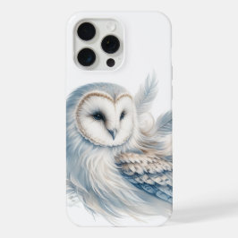 Coruja Elegante em Aquarela