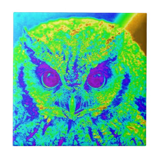 coruja fluorescente