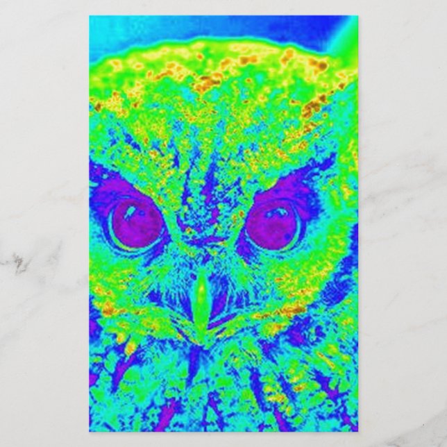 coruja fluorescente (Frente)