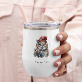 Coruja Invernal Encantada, personalizada