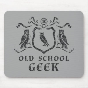 Coruja Mousepad do geek da velha escola