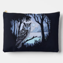 Coruja na bolsa de Viagem da bolsa do acessório de