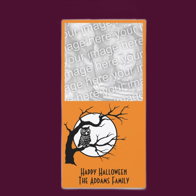 Coruja no Cartões de fotos de Tree Halloween (Criador carregado)