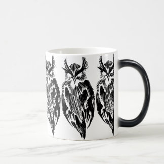 Coruja-o-rama!  Corujas Morphing, corujas, caneca