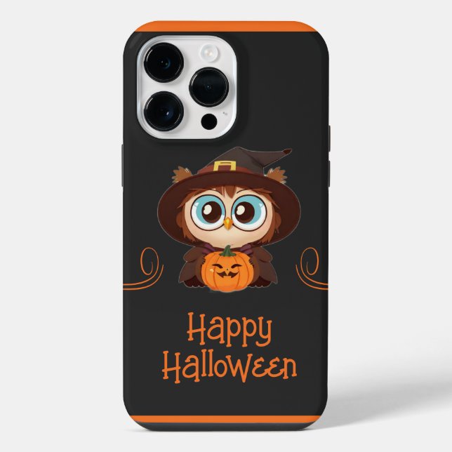 Coruja/Outono/Halloween/Abóbora (Verso)