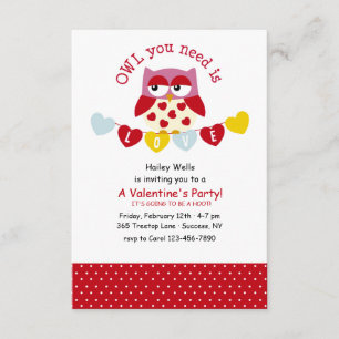 Coruja que você precisa é convite para amor