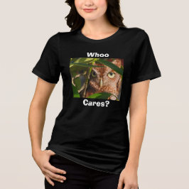 Coruja Quem Se Importa Tri-Blend