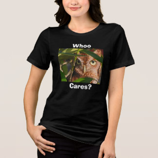 Coruja Quem Se Importa Tri-Blend