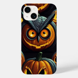 Coruja Spooky em Pumpkin