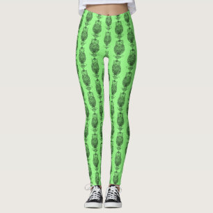 Coruja (verde) - Leggings