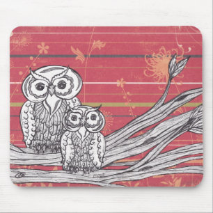 Corujas 17 Mousepad