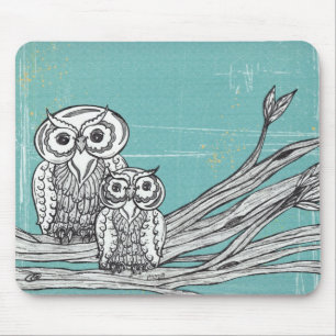 Corujas 18 Mousepad
