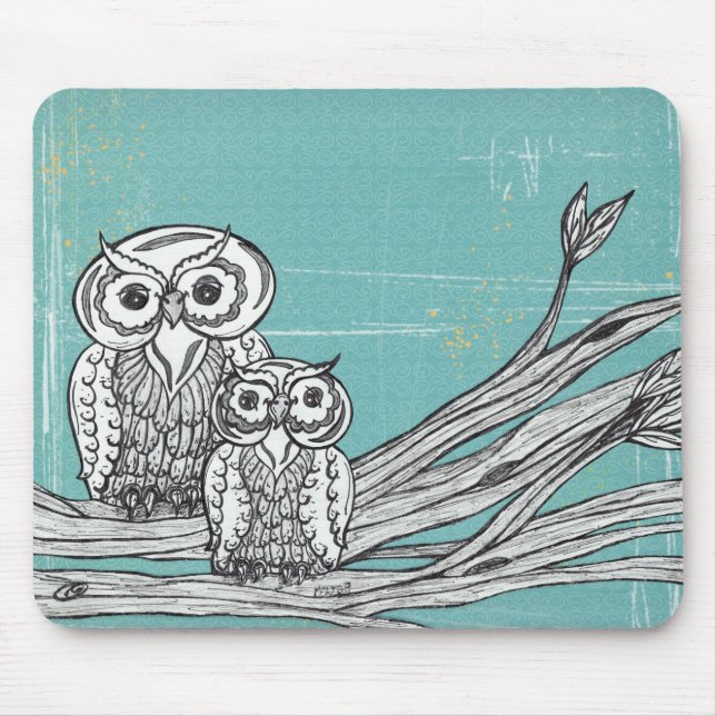 Corujas 18 Mousepad (Frente)