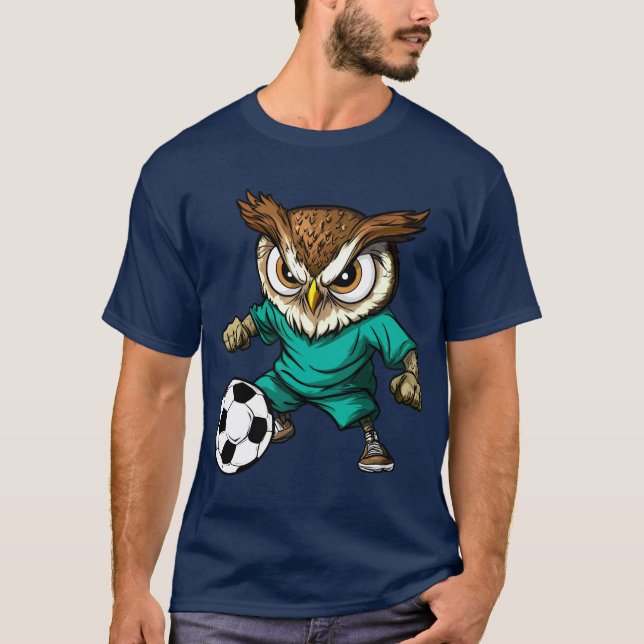 Corujas De Futebol - Camisa De Pássaro (Frente)