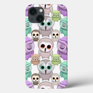 Corujas Lindas em Cores Pastel