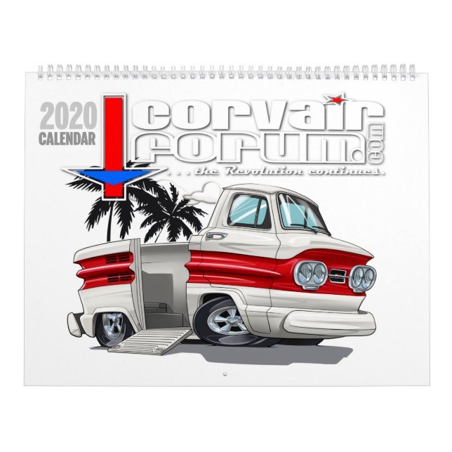Corvair Forum 2020 Corvair do Calendário Mês (Capa)