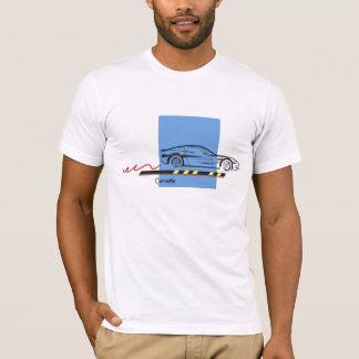 Corveta que compete a camisa de T